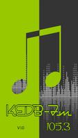 105.3 KEDB Radio Poster