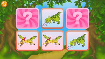 Dino Memoria Juego Poster