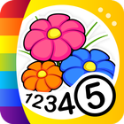 Color by Numbers - Flowers आइकन