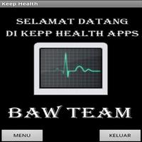 Keep Health Plakat