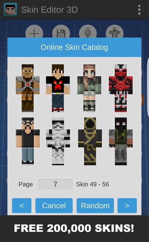 Skin Editor 3D for Minecraft APK Download - Free Tools APP 
