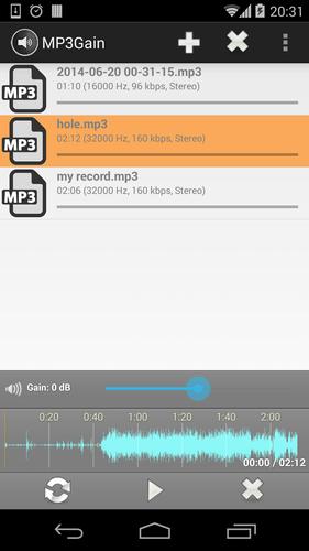 MP3 GAIN APK für Android herunterladen