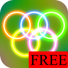 Neon Rings Live Wallpaper FREE أيقونة