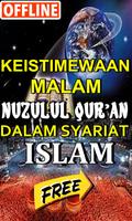 Keistimewaan Malam Nuzulul Qur'an Dalam Islam الملصق
