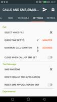 CALLS AND SMS SIMULATOR, FULL VERSION capture d'écran 2