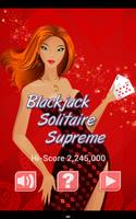 Blackjack Solitaire Supreme Cartaz