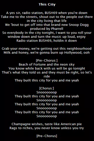 SNOOP DOGG - LYRICS APK for Android Download