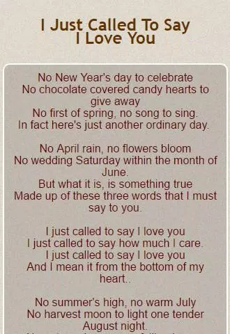 Sabe a Tradução da Música: I Just Called to Say I Love You - Stevie W