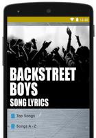 Poster Song Lyrics Of Backstreet Boys!!