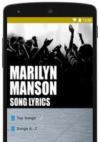 Best Of Marilyn Manson Lyrics ポスター