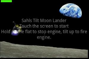 Touch and Tilt Moon Lander Affiche
