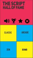 Piano Tiles - Script; Hall of Fame Affiche