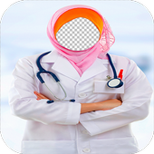 Hijab Doctor &amp; Hospital Staff icon