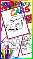 Coloring Book - Fast Cars Affiche