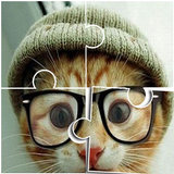 Jigsaw Puzzle Funny Cute Cats simgesi