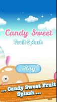 사탕 달콤한 과일 스플래쉬 포스터