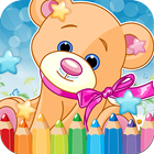 Bear Zoo Drawing Coloring Book icon