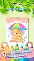 Bear Zoo Drawing Coloring Book poster