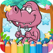 Dino Paint Draw Coloring Book