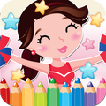 Little Girls Coloring Book