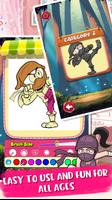 ﻿Ninja Coloring book game for kids screenshot 1