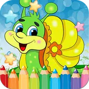 Snail Drawing Coloring Book