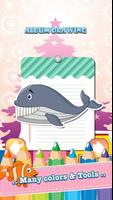 Sea Animals Coloring Book capture d'écran 1