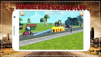 Zombie Bike Racing Fun capture d'écran 2
