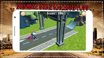 Zombie Bike Racing Fun capture d'écran 3