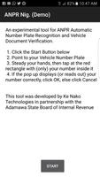 Poster Automatic Number Plate Recognition App