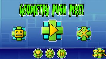 Geometry Push Pixel Affiche