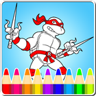 Coloring:Turtles Ninja Legends أيقونة