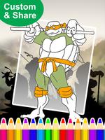 Coloring:Turtles Ninja Legends screenshot 1