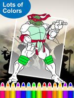 Coloring:Turtles Ninja Legends تصوير الشاشة 2