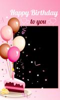 Poster Birthday Photo Card Editor