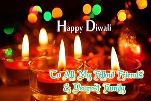 Happy Diwali Photo Frame Maker Affiche