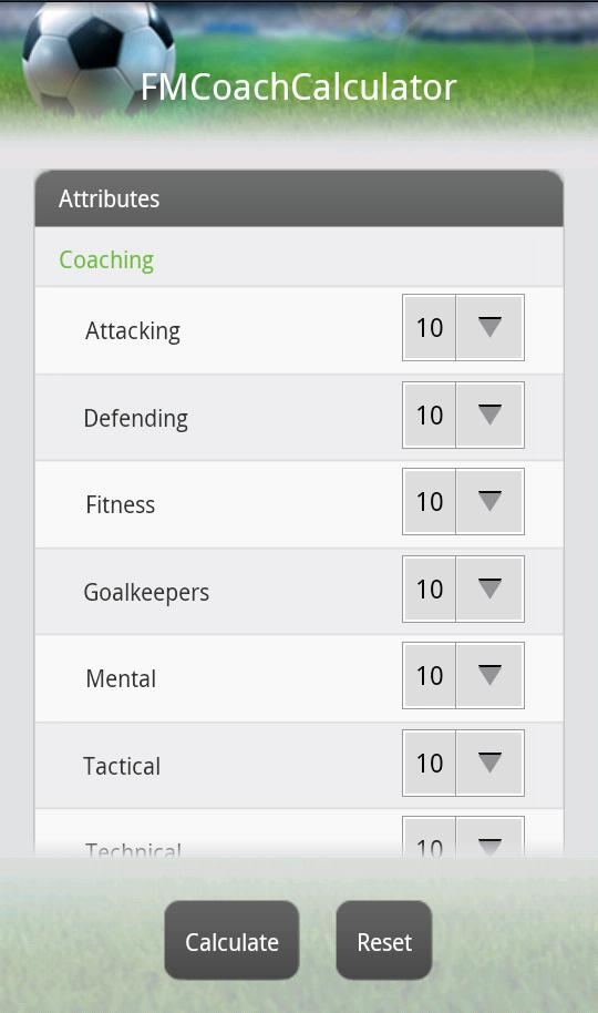 FM Coach Calculator for Android - APK Download