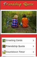 Friendship Greeting Free Quote poster