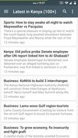 Kenya Latest News پوسٹر