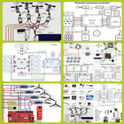 Diagrama de cableado de drones icono