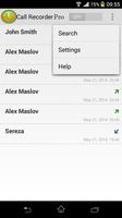 Pro Call Recorder captura de pantalla 1