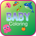 Coloring Video : Number for Kids icône