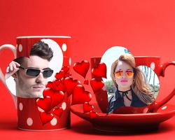 برنامه‌نما Coffee Cup Dual Photo Frame عکس از صفحه