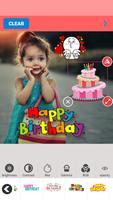 Birthday Cake Name Photo Editor poster