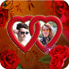 Love Heart Dual Photo Frame أيقونة