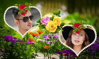 Love Heart Dual Photo Frame تصوير الشاشة 1