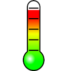 ميزان الحرارة - حرارة الغرفة أيقونة