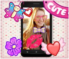Snap Photo Stickers Editor Affiche