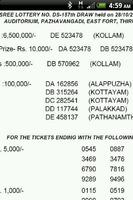 Kerala Lottery Results Live स्क्रीनशॉट 2