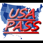 USA Driver License Pass ไอคอน